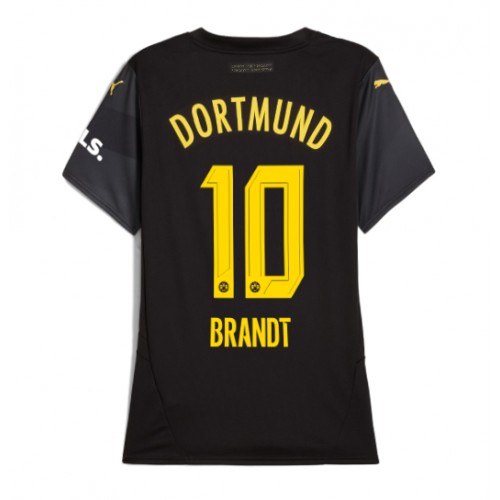 Borussia Dortmund Julian Brandt #10 Gostujuci Dres za Ženska 2024-25 Kratak Rukav